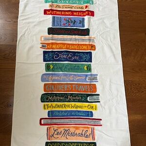 Rifle Paper Co. Colorful Book Stack Towel